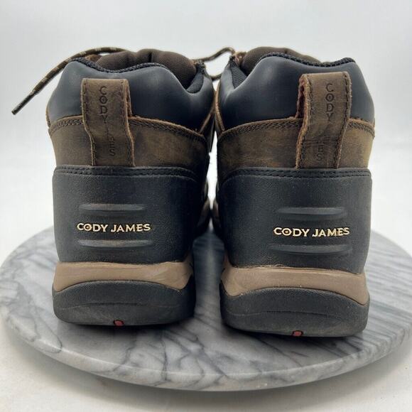 Cody James Mens 11 Boots Brown Work Lace Up Waterproof Mid Top Shoes BCJ0WR0W53 main image 11